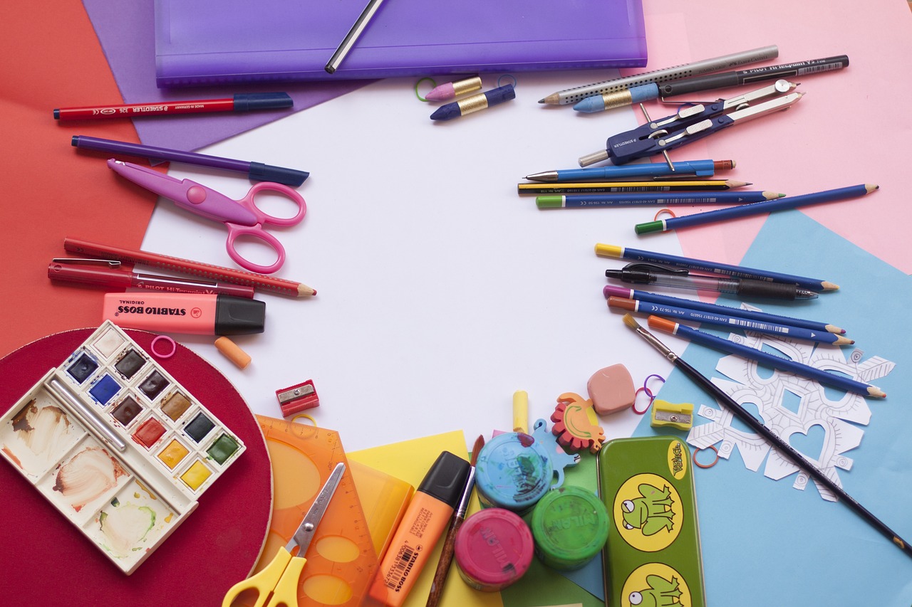 craft supplies banner
